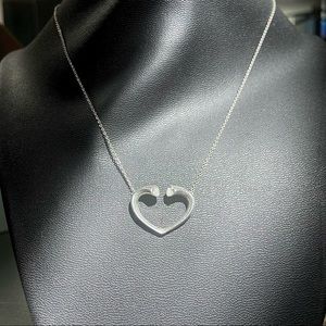 Tiffany & Co. Paloma Picasso heart necklace